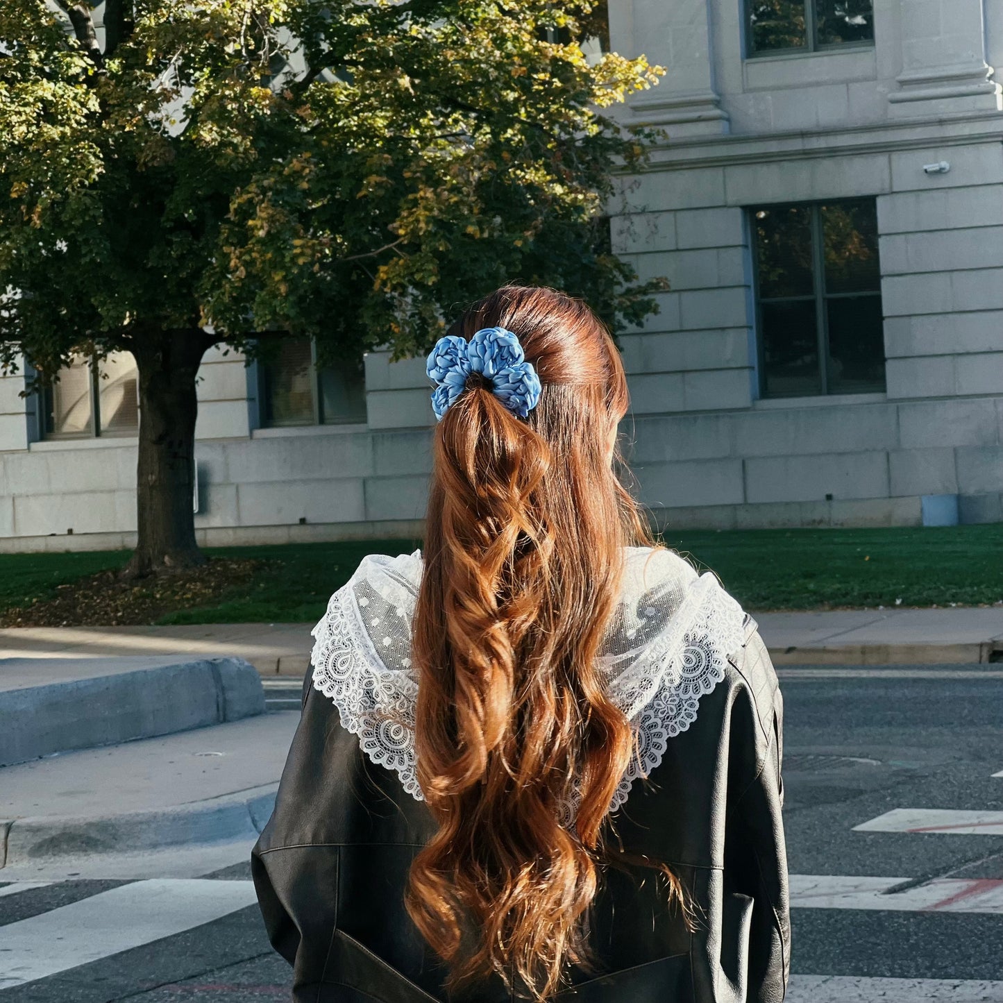 Petal Braid Scrunchie
